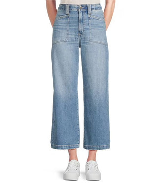 VALLEY GIRL HIGH RISE PATCH POCKET ANKLE