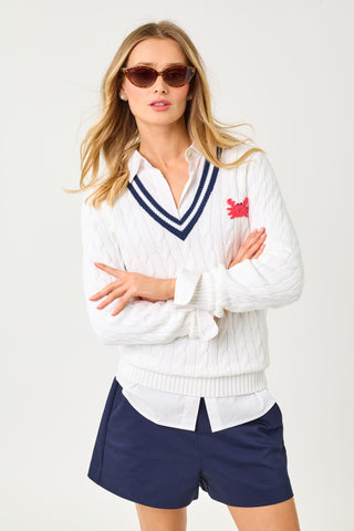 Resort White Crab Crochet
