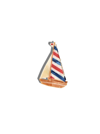 Sailboat Claw Hair Clip