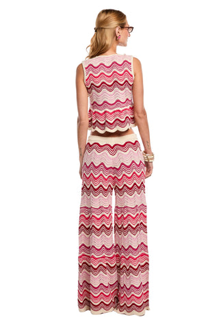 Kari Wavy Pink Top