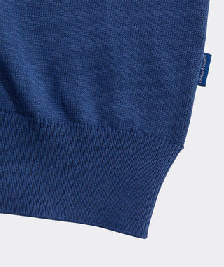 Boathouse Tipped Quarter Zip Sweater