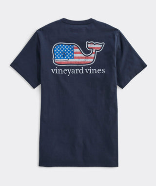 Flag Whale Short-Sleeve Pocket Tee