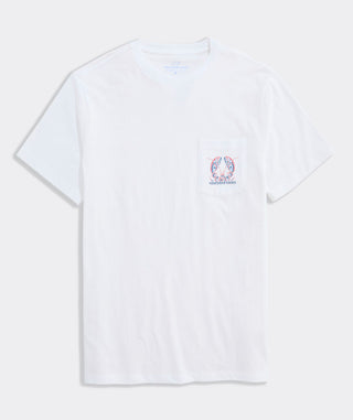 Tile Lobster Short-Sleeve Pocket Tee