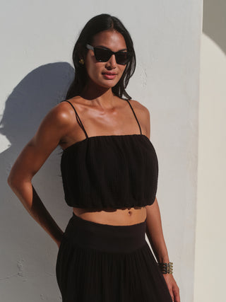 SU26-460-6373 - GAUZE BUBBLE TOP