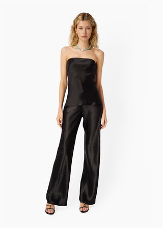 Bristol Mid Rise Crinkle Acetate Pant