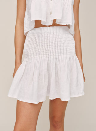 B3092-331-302 - PINTUCK MINI SKIRT