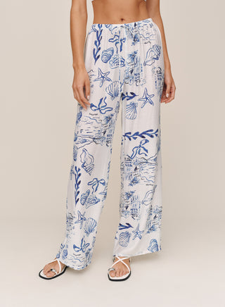 B3485-K99-304 - WIDE LEG BEACH PANT