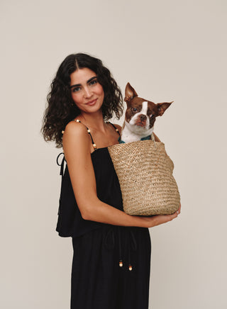 B20060-W94-302 - SMOCKED BEADED STRAP TANK