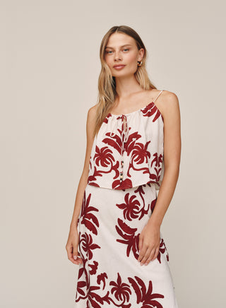 B2142-L14-304 - TIE FRONT CAMI