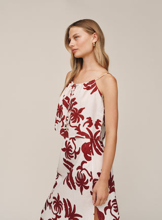 B2142-L14-304 - TIE FRONT CAMI