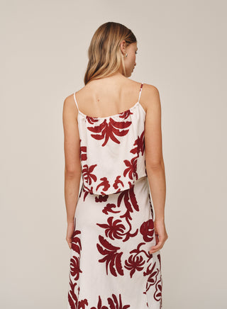 B2142-L14-304 - TIE FRONT CAMI