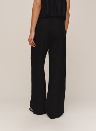 B3460-W94-302 - BEADED DRAWSTRING BEACH PANT