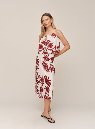B3608-L14-304 - BIAS SIDE SLIT SKIRT