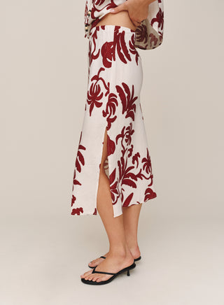 B3608-L14-304 - BIAS SIDE SLIT SKIRT