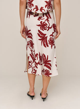 B3608-L14-304 - BIAS SIDE SLIT SKIRT