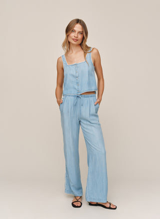 B3647-549-601 - SCALLOP SIDE SEAM PANT