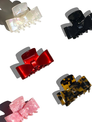 Classic Bow Claw Hair Clip