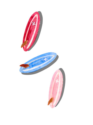 Surf Boards Claw Hair Clip