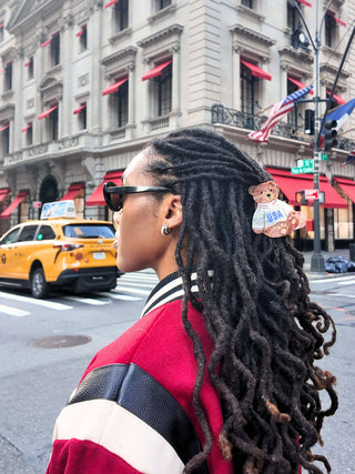 USA Teddy Claw Hair Clip