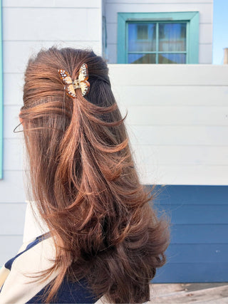Mini Boho Monarch Claw Hair Clip