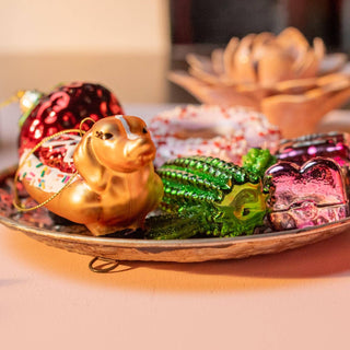 Vintage Speedboat Christmas Ornament