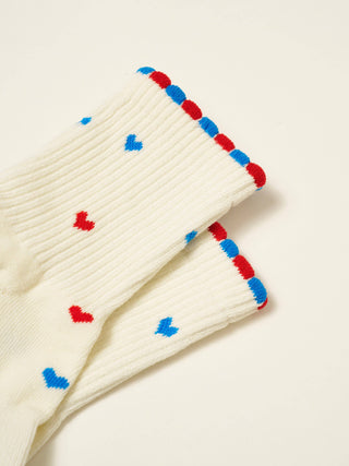 USA Mini Heart Petal Grip Sock