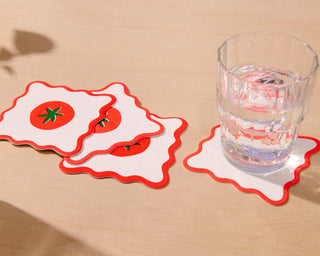 Crudité: Tomato Coasters