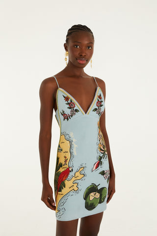 BEACHES PATH SLEEVELESS MINI DRESS