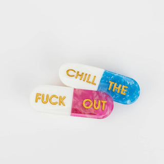 Pills Acetate Hair Claw Clip