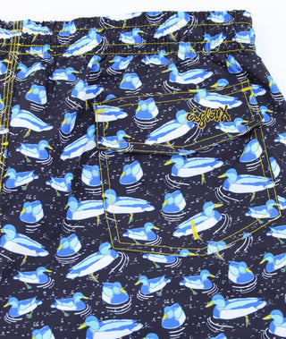 Blue Duck Swim Trunks