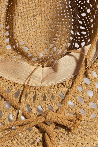 Double Strap Western Straw Hat