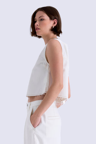 RUE CROP  POP OVER SWING TOP CROP