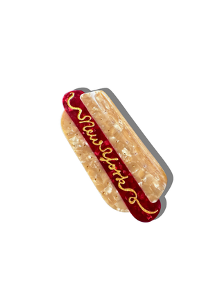 New York Hot Dog Claw Hair Clip