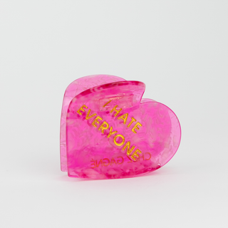 I Hate Everyone Acetate Hair Claw Clip