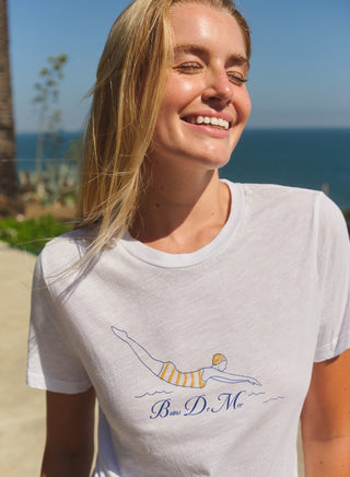 SP26-03-X23H70 - S/S BOXY CREW TEE - BAINS DE MER