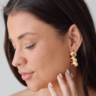Velvet Martini Olive Earrings