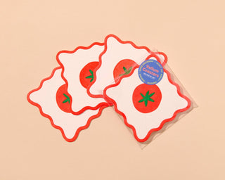 Crudité: Tomato Coasters