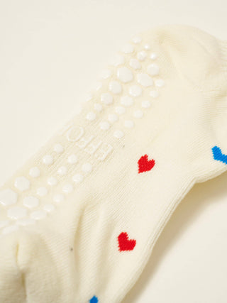 USA Mini Heart Petal Grip Sock