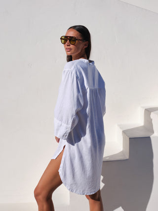 SU26-449-6349 - LINEN HENLEY TUNIC