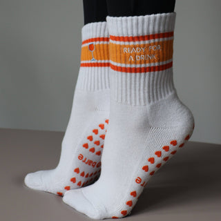 Ready for a Drink Grip Socks