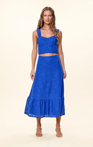 AZURE MIDI SKIRT