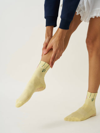 Flower Stem Grip Sock