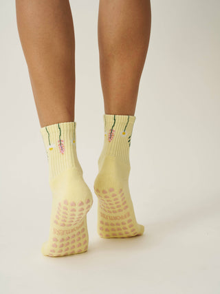 Flower Stem Grip Sock