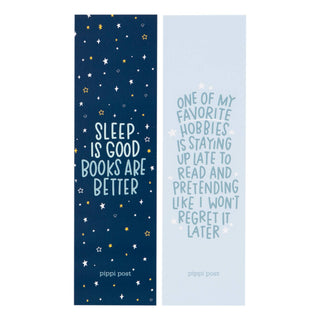 Sleep Is Good Books Are Better Bookmark Set