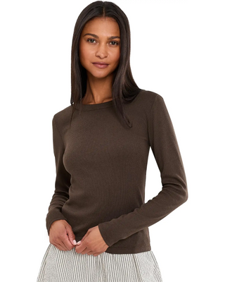 ZOLA LONG SLEEVE CREW TEE