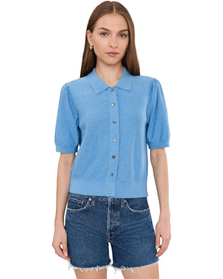 SPARROW BUTTO UP COLLARED TOP