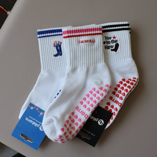 Yee To The Haw Grip Socks
