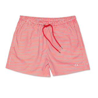 Men's Striped Slim Fit Swim Trunks