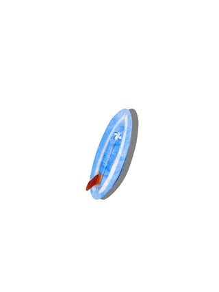 Surf Boards Claw Hair Clip