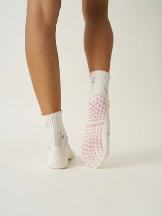 Tulip Petal Grip Sock